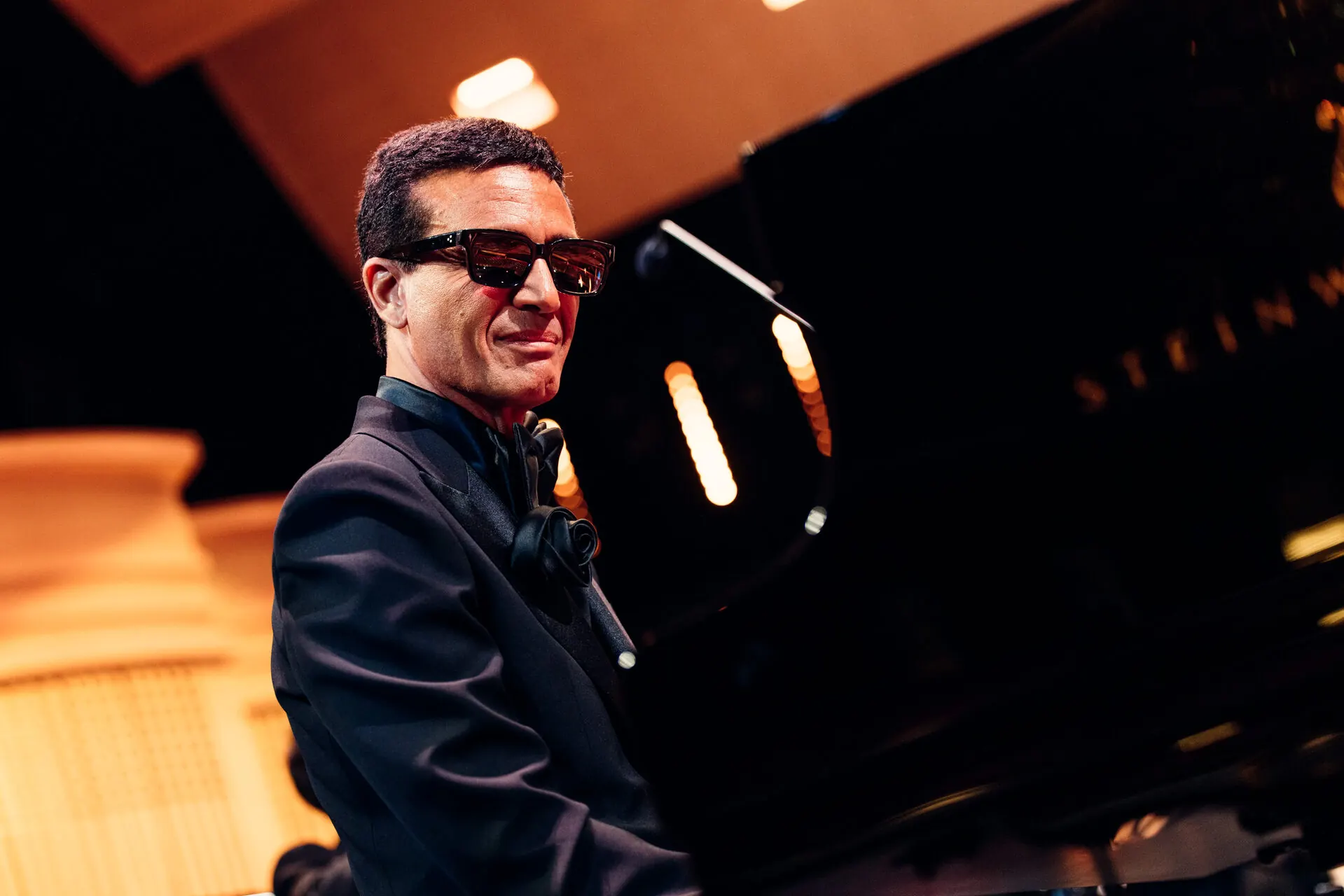 Omar Harfouch at the piano